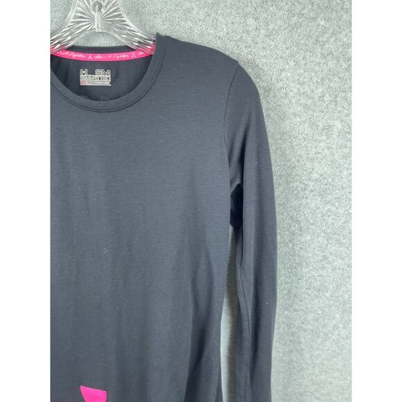 Under Armour She's a‎ Fighter Shirt Women's S Black Long Sleeve Semi Fitted - Picture 3 of 9